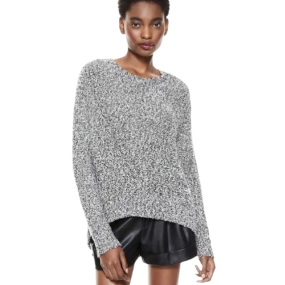 Alice + Olivia Roma Boucle Sweater Relaxed Pullover Women's Large L - Picture 1 of 8